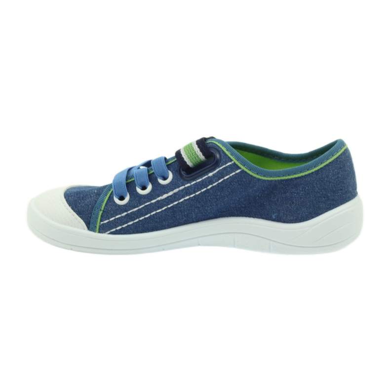 Poikien Sneakers Befado -tossut 251x093 sininen vihreä tummansininen 2