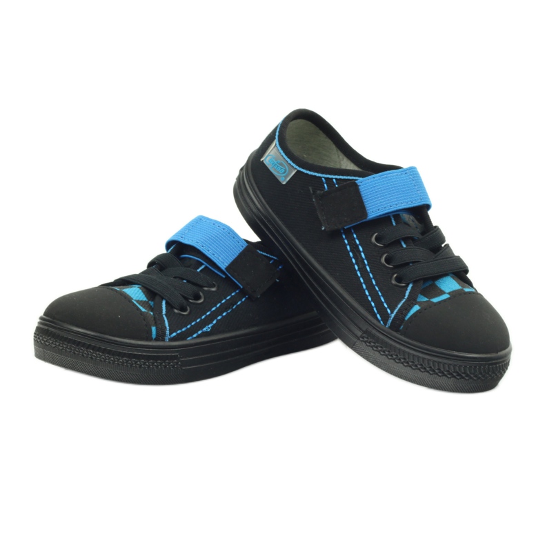 Mustat Befado 429x007 mustat lenkkarit tossut sininen 3