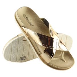 Peilin näköiset kultaiset tossut CK46P kultaa kultainen 2