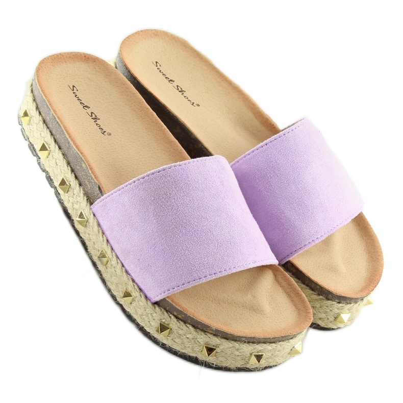Violetti espadrillit LS51 L.PURPLE tossut 2