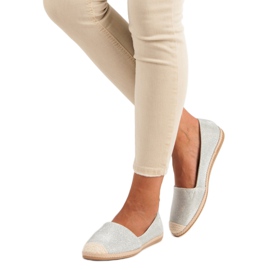 Glitterit espadrillit harmaa 2