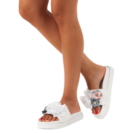 Seastar Kukat naisten tossut valkoinen 1