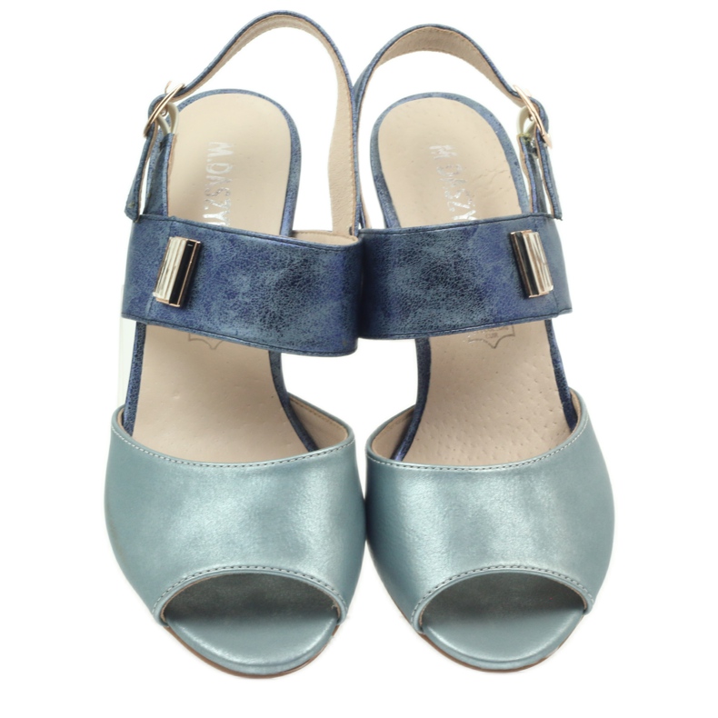 M.Daszyński Daszyńskin nahkapohjalliset sandaalit sininen 3