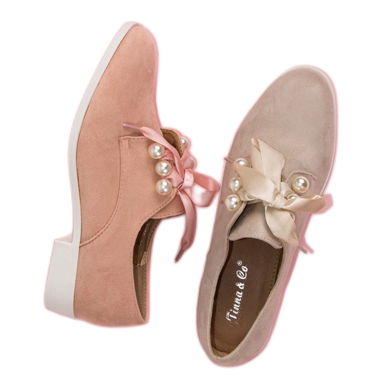 Tina&Co Sidotut broguet helmillä ruskea 1