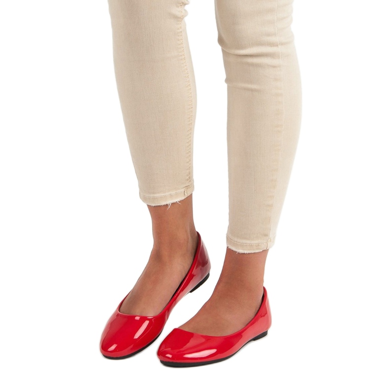 Diamantique Lakatut ballerinat punainen 1