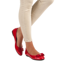 Diamantique Lakatut baleriinat rusetilla punainen 1