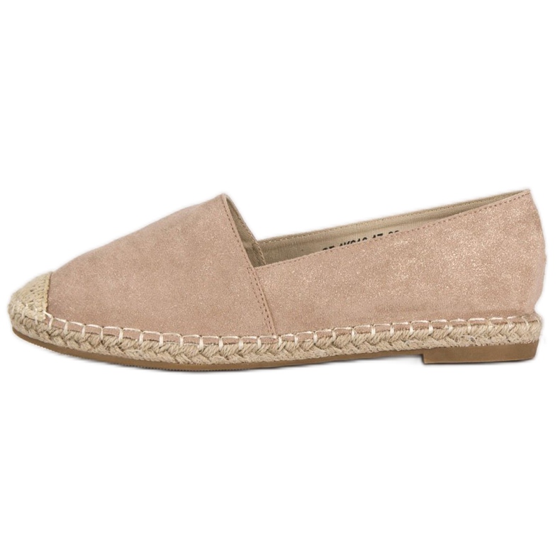 Best Shoes Beige mokkanahka espadrillit 2