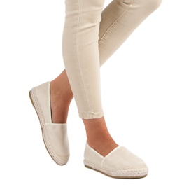 Nio Nio Beige mokkanahka espadrillit 1
