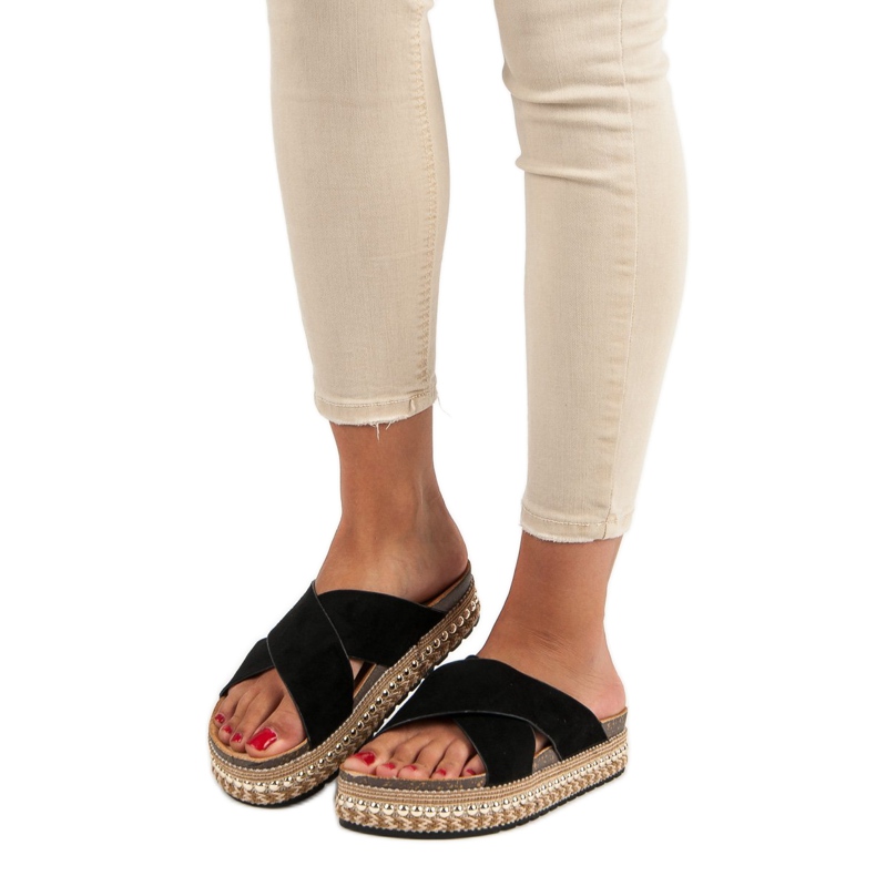 Bello Star Alustan varvastossut musta 1