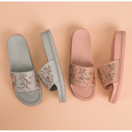 Naiset varvastossut harmaa 2