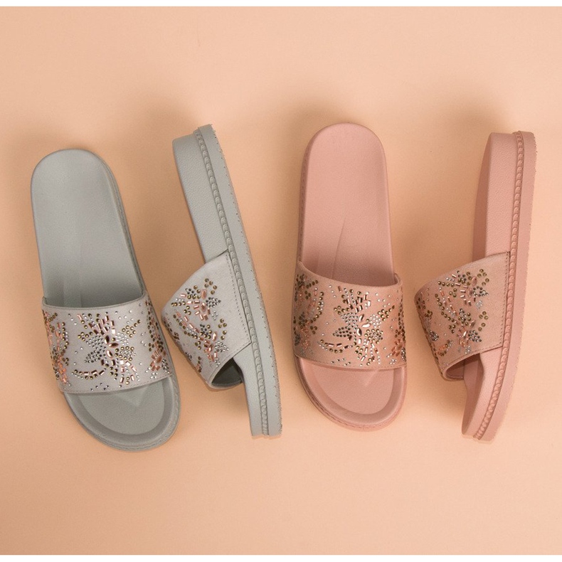 Naiset varvastossut harmaa 2