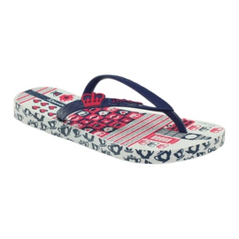 Merivoimien sininen flip -Flops Ipanema -vesikuvioilla 81640 laivastonsininen 1