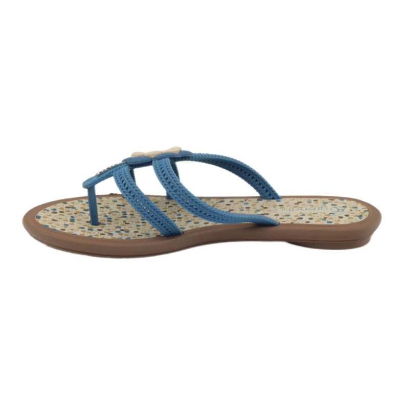 Rider Varvastossut, lasten varvastossut vesikukkalla, Grendha, sininen 2