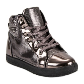 Sidotut tennarit ruskea 1