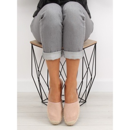 Vaaleanpunaiset BB10P Champagne naisten espadrillit vaaleanpunainen 2