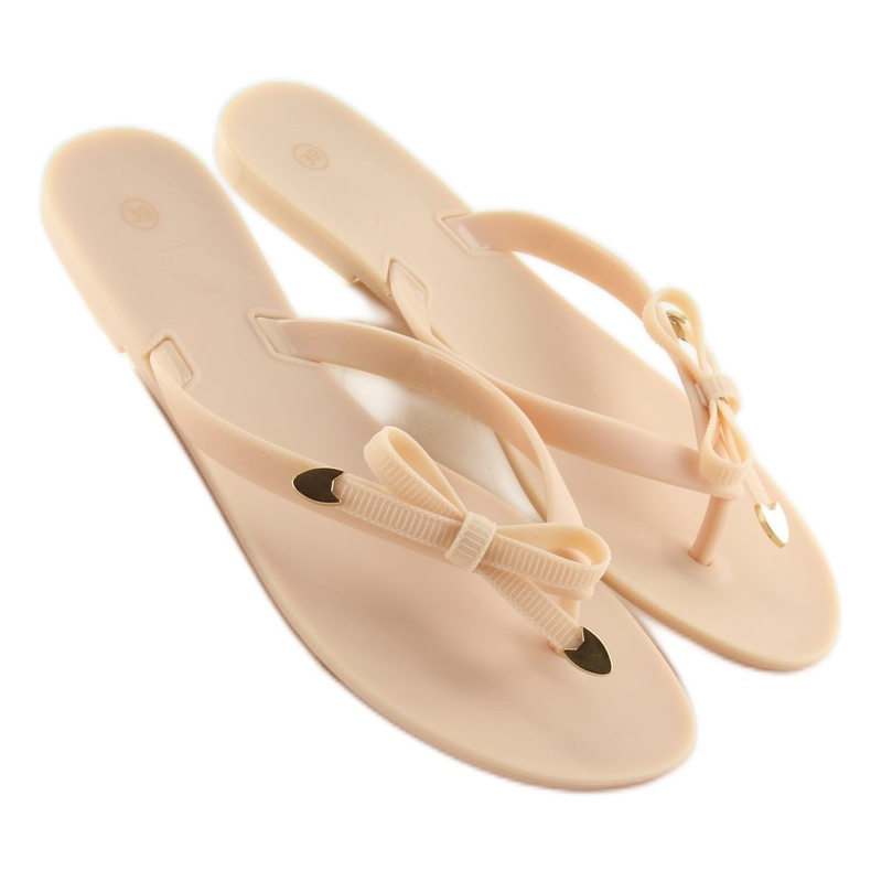 Varvastossut meliski beige D2D nude 1