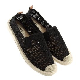 Mustat mesh espadrillit F01B Mustat 2