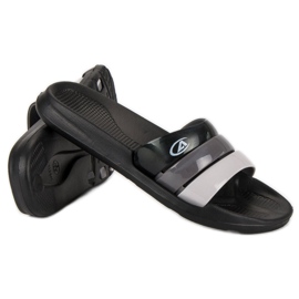 American Club Amerikkalaiset allastossut musta 1