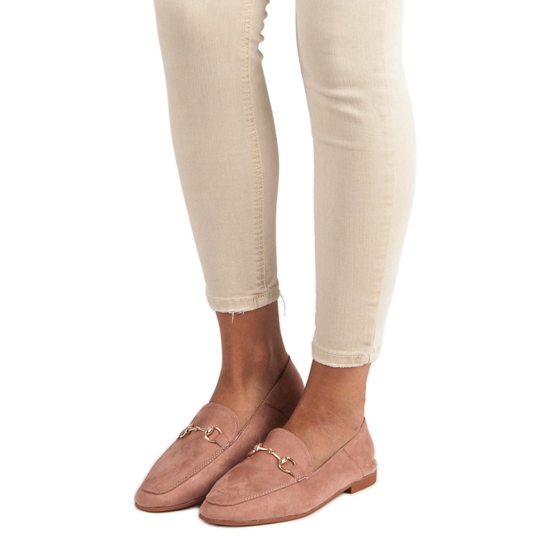 Comer Vaaleanpunaiset naisten housut vaaleanpunainen 2