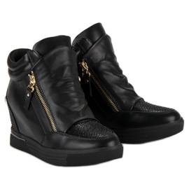 Tyylikkäät lenkkarit, lenkkarit musta 1