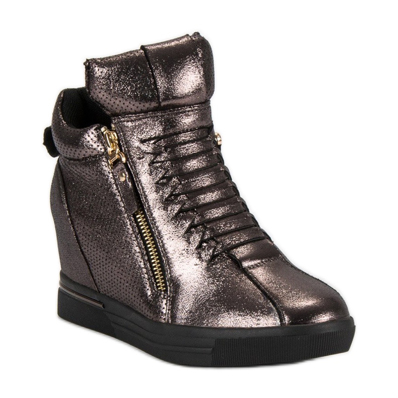 Tummanharmaat tennarit monivärinen 1