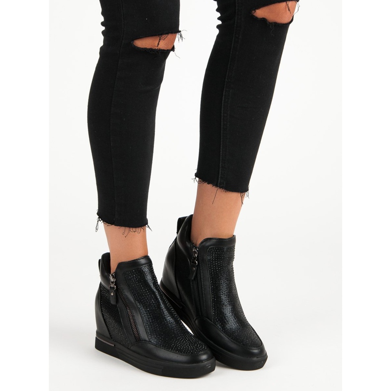 Tennarit vetoketjulla musta 2