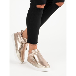 Lgm Kultaiset tennarit vetoketjulla kultainen 1