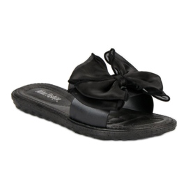 Tossut rusetilla musta 1