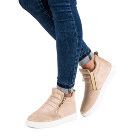 Suede Slip-On lenkkarit ruskea 1