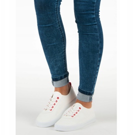 Kylie Avoimet sidotut lenkkarit valkoinen 1