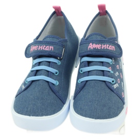 American Club Amerikkalaiset pink lips tennarit vaaleanpunainen tummansininen 4