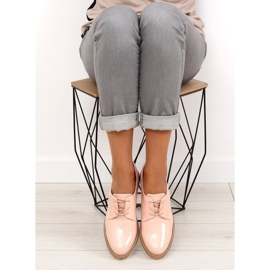 Mokassiinit, joiden sisäpuoli on nahkaa 7153 Pink vaaleanpunainen 1