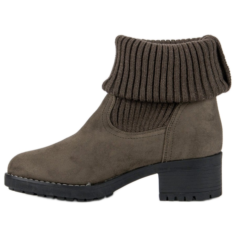 Seastar Slip-on korkeat saappaat vihreä 1