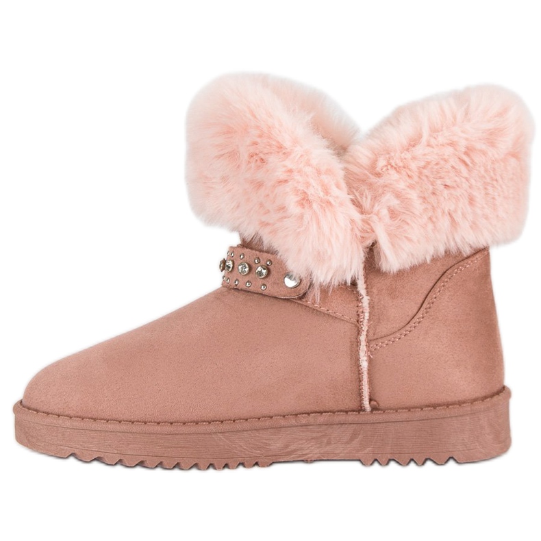 Seastar Mukluki turkisten kanssa vaaleanpunainen 1