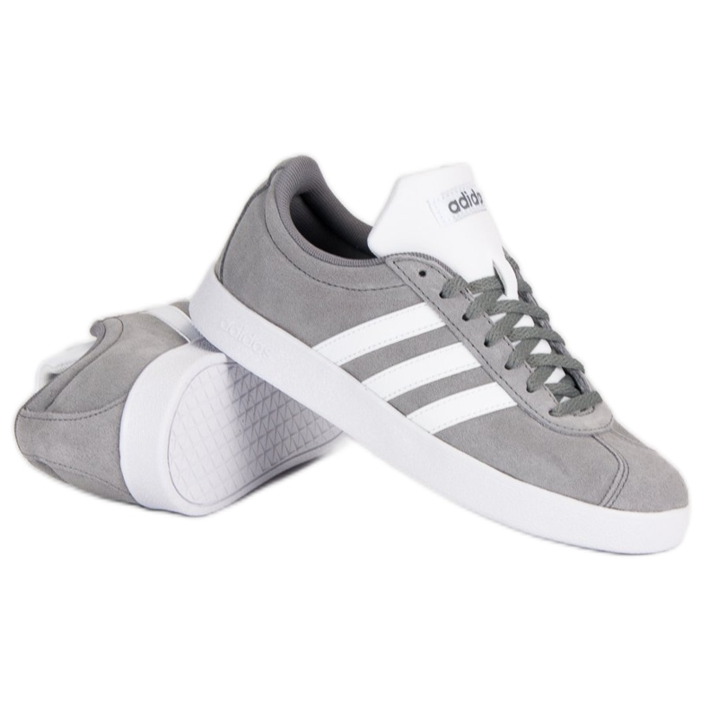 Adidas Vl Court 2.0 B43807 harmaa 2