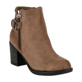 Small Swan Muodikkaat naisten saappaat ruskea 1