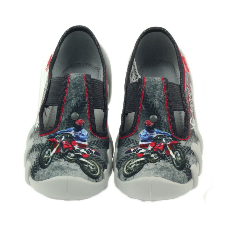 Befado lasten kengät tossut 290x166 harmaa punainen 4