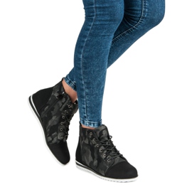 Vinceza Camo-lenkkarit nilkan yläpuolella musta 1