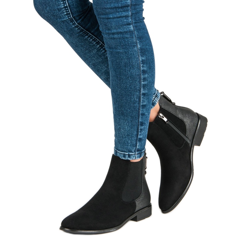 Filippo Mukavat saappaat syksyyn musta 1