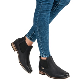 Filippo Mustat harjakattoiset saappaat 1