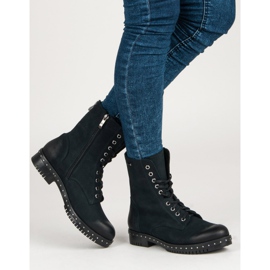 Vincezan tummansiniset nahkatyöläiset sininen 2