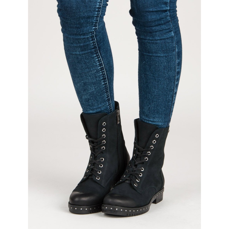 Vincezan tummansiniset nahkatyöläiset sininen 1