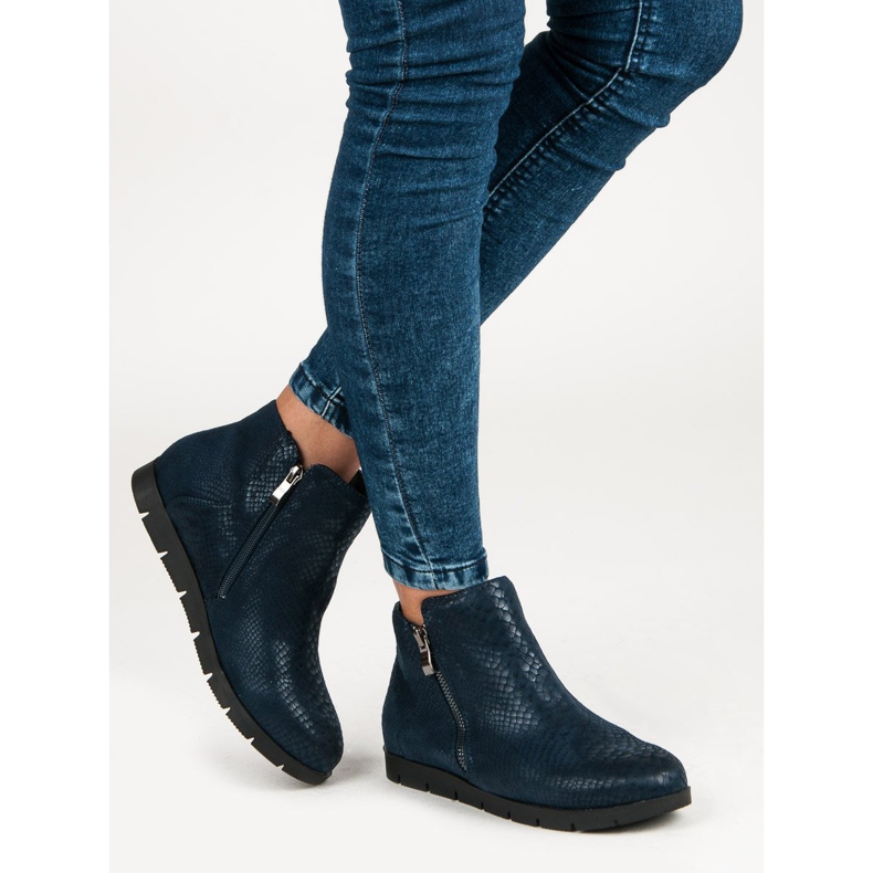 Filippo Tyylikkäät naisten saappaat sininen 2