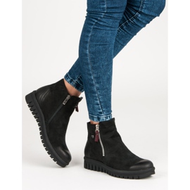 Matalat saappaat VINCEZA -vetoketjulla musta 2