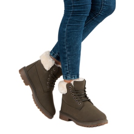 Seastar Tummanvihreät trapperit 1