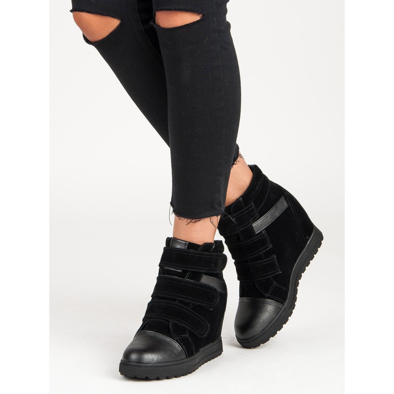 J. Star Mustat Velcro-lenkkarit 2