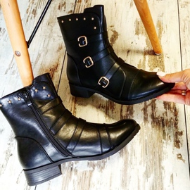 J. Star Naisten klassiset saappaat musta 1