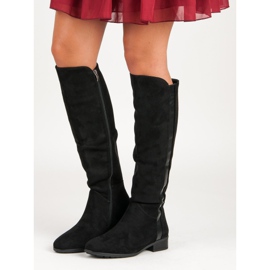 Filippo Naisten mokkanahkasaappaat musta 1