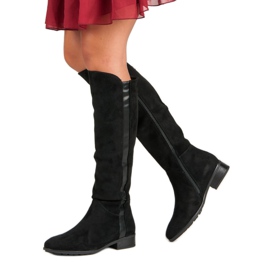 Filippo Naisten mokkanahkasaappaat musta 2