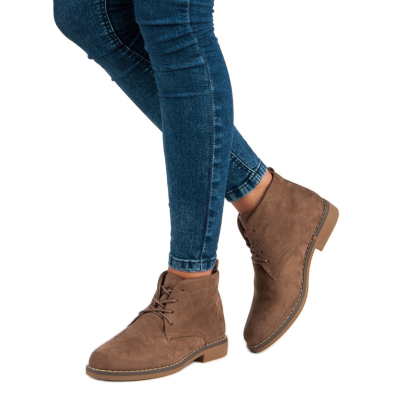 Matalanauhaiset nilkkurit ruskea 2